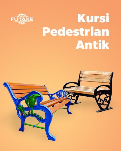 Jual Kursi  Pedestrian  Antik Bangku Trotoar Besi Cor Futake