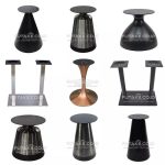 Kaki Meja Besi Bulat yang Unik