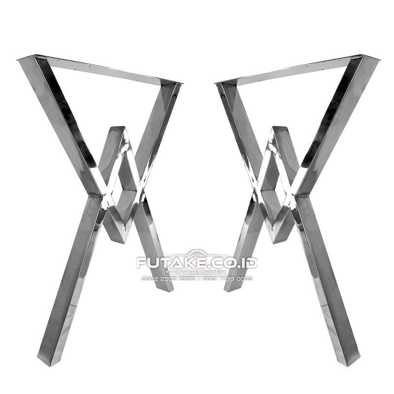 Kaki Meja Bahan Stainless Bermutu