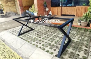 kaki meja custom unik
