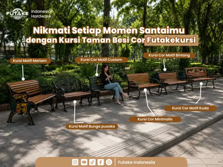 Harga Kursi Taman Besi Cor Terbaru, Cek Lengkap Spesifikasi!